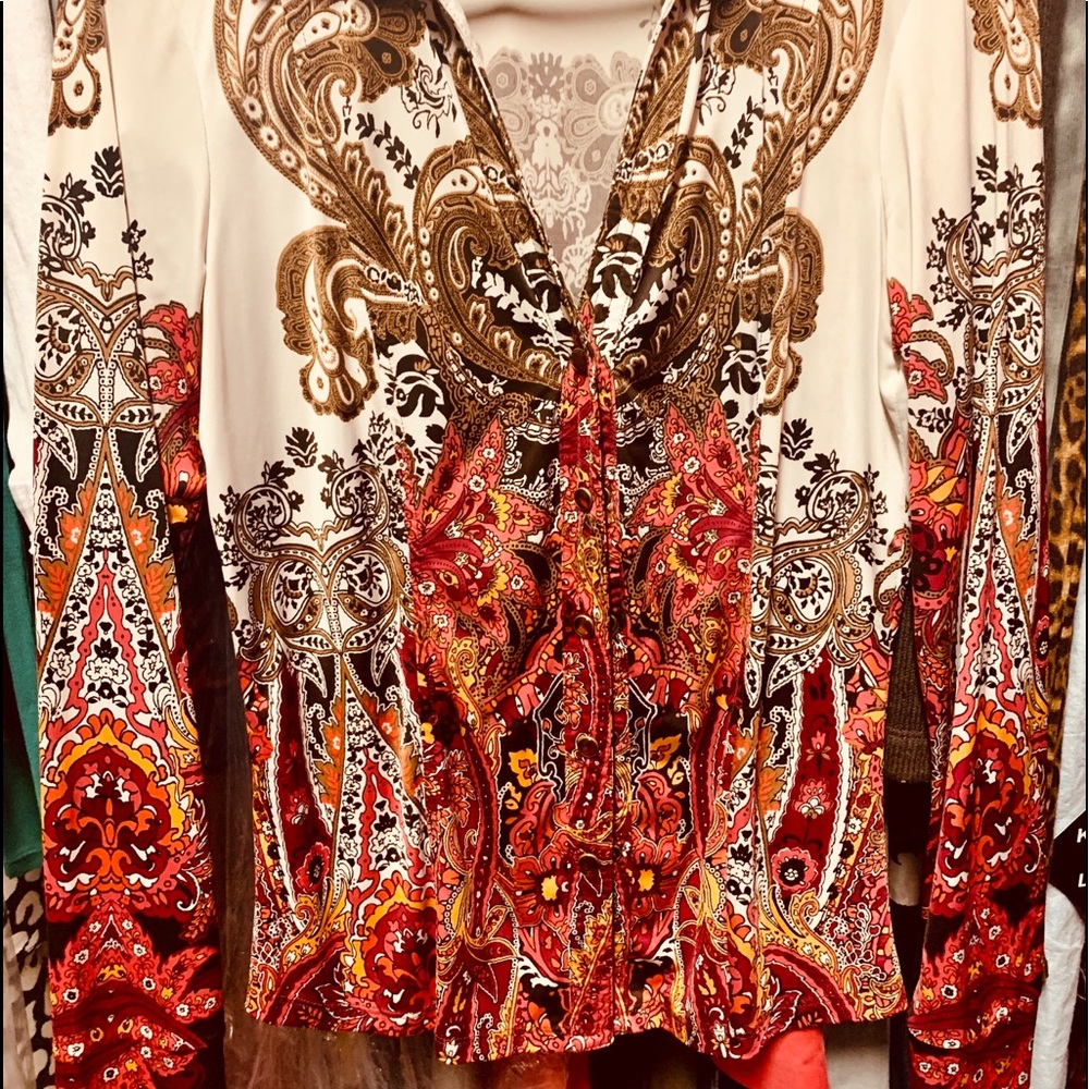 Cache Blouse Size Small - image 1